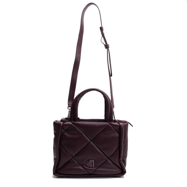 COLE HAAN Quilted Leather 2-Way Bag Size F
