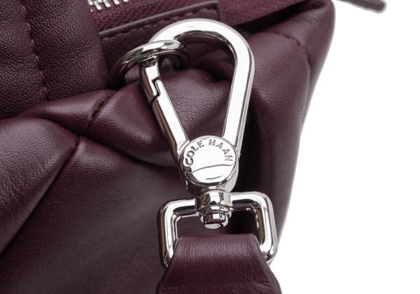 COLE HAAN Quilted Leather 2-Way Bag Size F