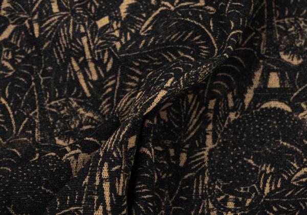 Jean Paul GAULTIER Jungle Print Top Black/Brown Size M