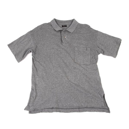 COMME des GARCONS HOMME PLUS Gray Cotton Polo Shirt Size M