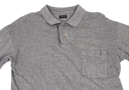 COMME des GARCONS HOMME PLUS Gray Cotton Polo Shirt Size M