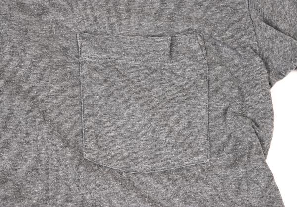 COMME des GARCONS HOMME PLUS Gray Cotton Polo Shirt Size M