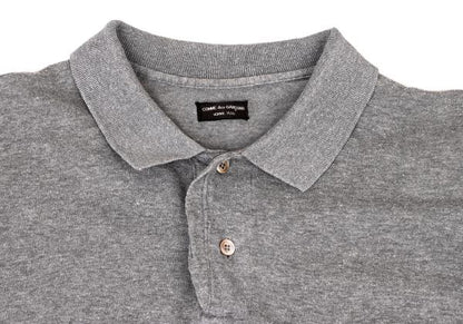 COMME des GARCONS HOMME PLUS Gray Cotton Polo Shirt Size M