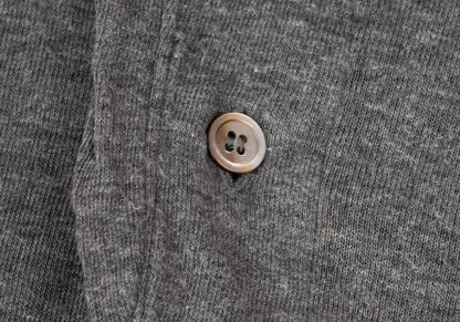 COMME des GARCONS HOMME PLUS Gray Cotton Polo Shirt Size M
