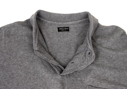 COMME des GARCONS HOMME PLUS Gray Cotton Polo Shirt Size M