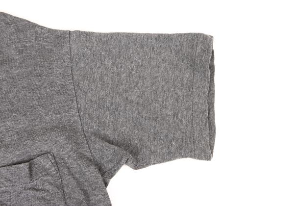 COMME des GARCONS HOMME PLUS Gray Cotton Polo Shirt Size M