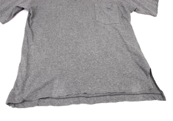 COMME des GARCONS HOMME PLUS Gray Cotton Polo Shirt Size M