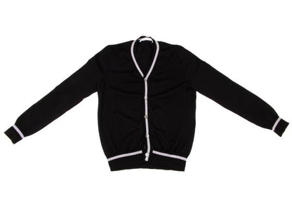 COMME des GARCONS Wool Knit Cardigan Black Size M
