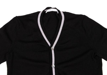 COMME des GARCONS Wool Knit Cardigan Black Size M