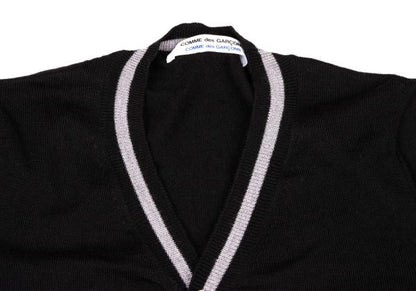 COMME des GARCONS Wool Knit Cardigan Black Size M