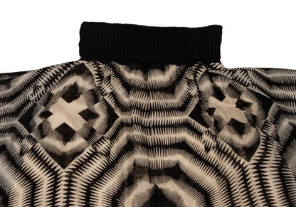 Jean Paul GAULTIER MAILLE FEMME Skirt Black/Beige Size S