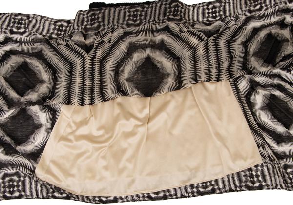 Jean Paul GAULTIER MAILLE FEMME Skirt Black/Beige Size S
