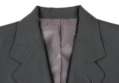 JUNIOR GAULTIER Wool Blend 3-Button Moss Green Jacket Size 40