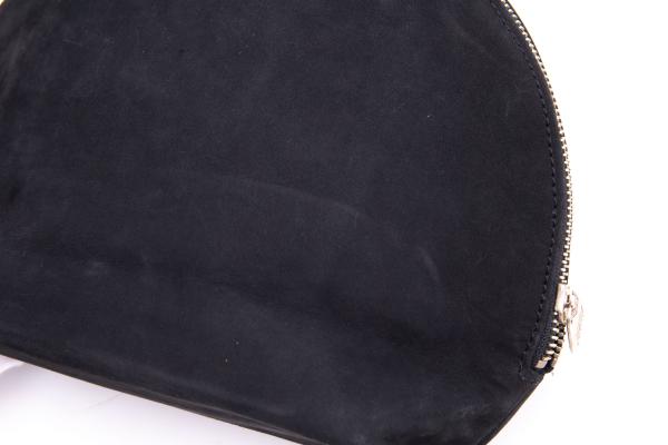 JUNIOR GAULTIER Suede Logo Handbag Black