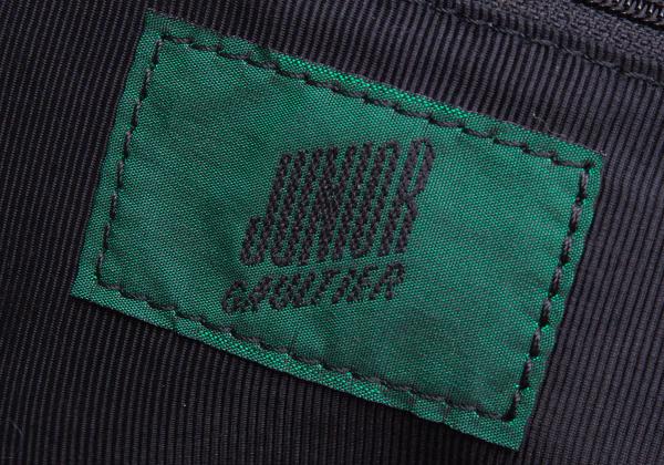 JUNIOR GAULTIER Suede Logo Handbag Black