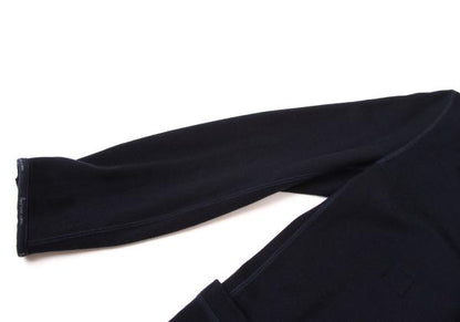 Papas Tencel Cotton Piping Knit Jersey Jacket Size 46S
