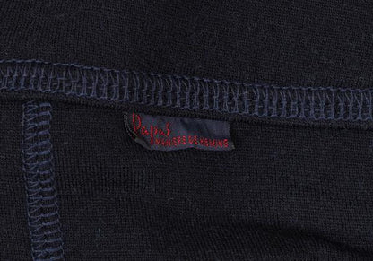Papas Tencel Cotton Piping Knit Jersey Jacket Size 46S