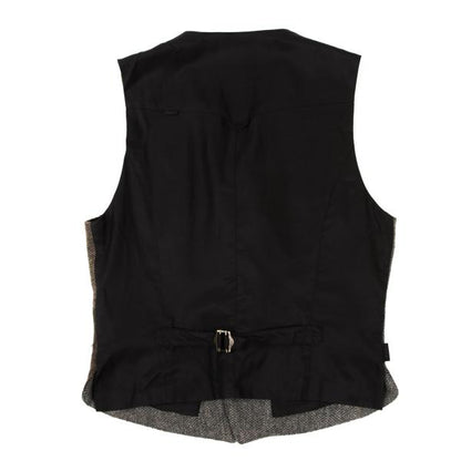Papas Multi Crazy Tweed Paneled Vest Size S