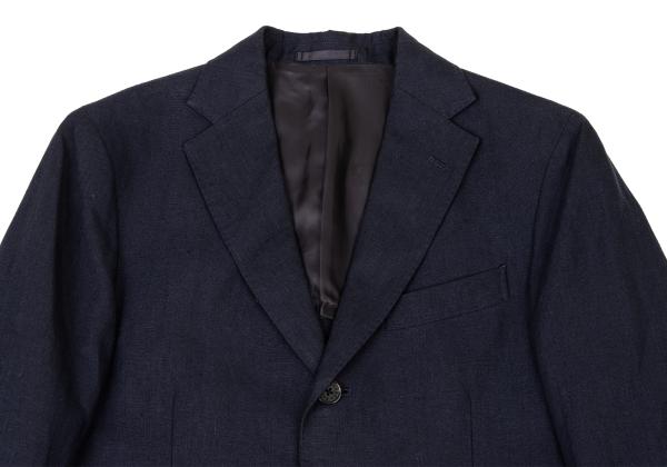 Papas ANJELICO Linen Tailored Blazer Blue Size S