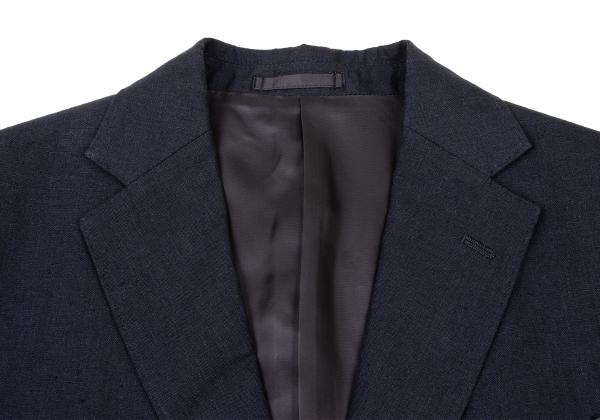 Papas ANJELICO Linen Tailored Blazer Blue Size S