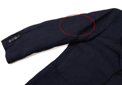 Papas ANJELICO Linen Tailored Blazer Blue Size S