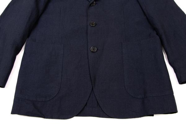 Papas ANJELICO Linen Tailored Blazer Blue Size S