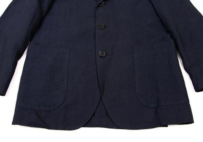 Papas ANJELICO Linen Tailored Blazer Blue Size S