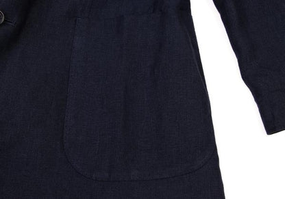 Papas ANJELICO Linen Tailored Blazer Blue Size S
