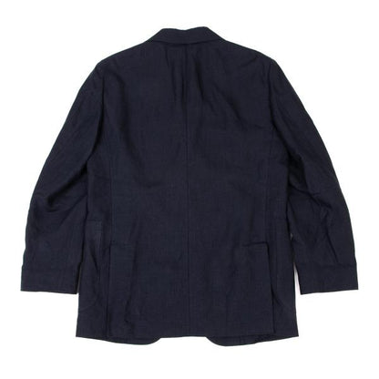 Papas ANJELICO Linen Tailored Blazer Blue Size S