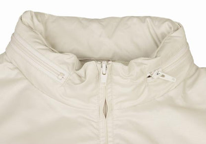 Papas Off-White Ripstop Poly Zip Jacket Size L