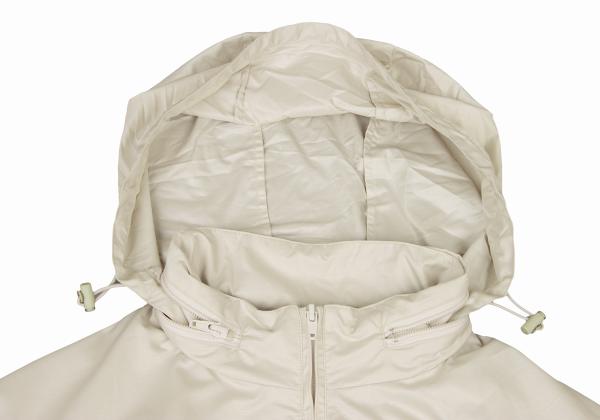 Papas Off-White Ripstop Poly Zip Jacket Size L