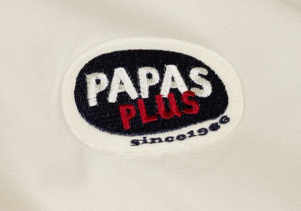Papas Off-White Ripstop Poly Zip Jacket Size L