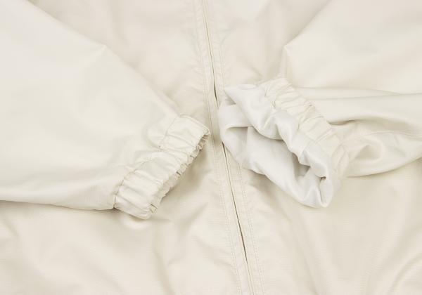 Papas Off-White Ripstop Poly Zip Jacket Size L