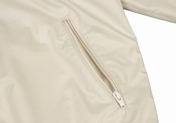 Papas Off-White Ripstop Poly Zip Jacket Size L