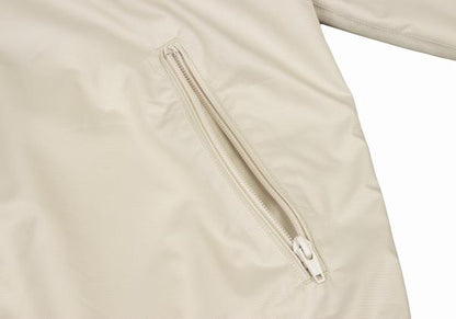 Papas Off-White Ripstop Poly Zip Jacket Size L