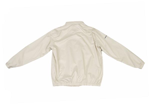 Papas Off-White Ripstop Poly Zip Jacket Size L