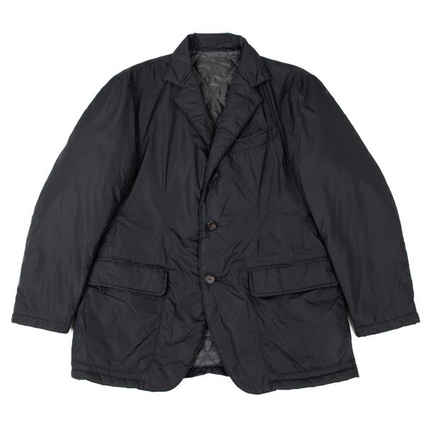 Papas Nylon Quilted Padded Jacket Black Size M