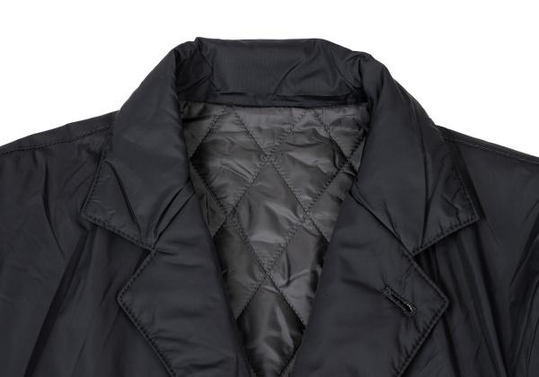 Papas Nylon Quilted Padded Jacket Black Size M
