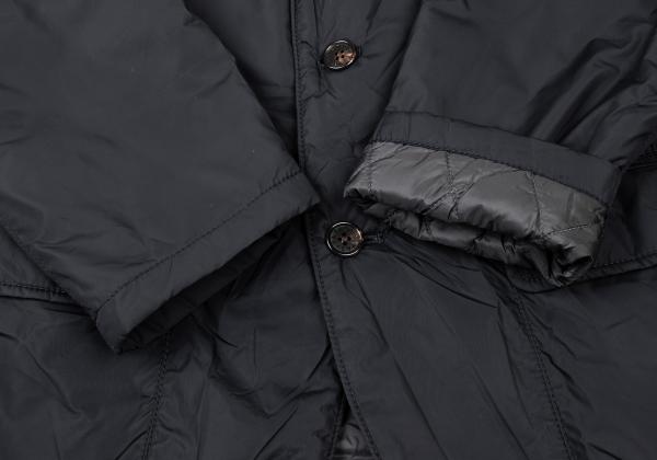 Papas Nylon Quilted Padded Jacket Black Size M