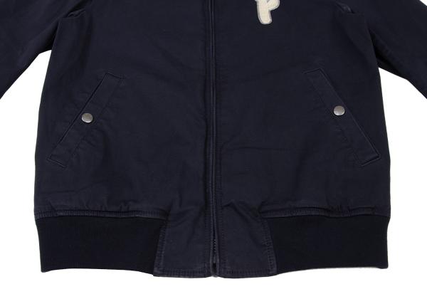 Papas Garment Dyed Cotton P Patch Varsity Jacket Size S