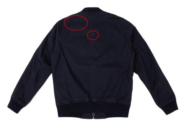 Papas Garment Dyed Cotton P Patch Varsity Jacket Size S