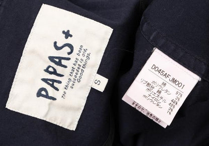 Papas Garment Dyed Cotton P Patch Varsity Jacket Size S