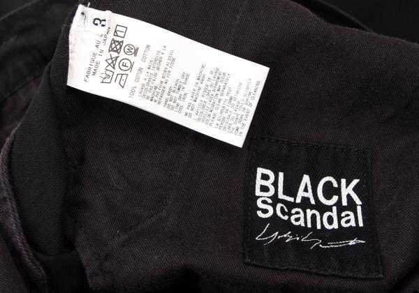BLACK Scandal Yohji Yamamoto Ripstop Pants Black Size 3