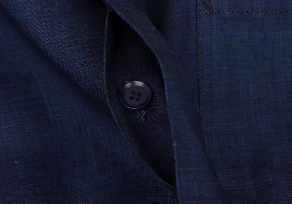 Yohji Yamamoto PH 23SS Indigo Linen Spare Shirt Blue Size 3