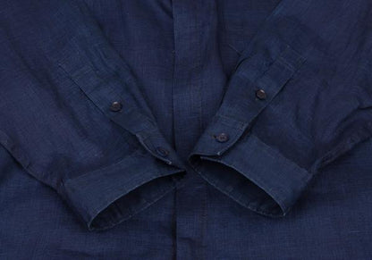Yohji Yamamoto PH 23SS Indigo Linen Spare Shirt Blue Size 3
