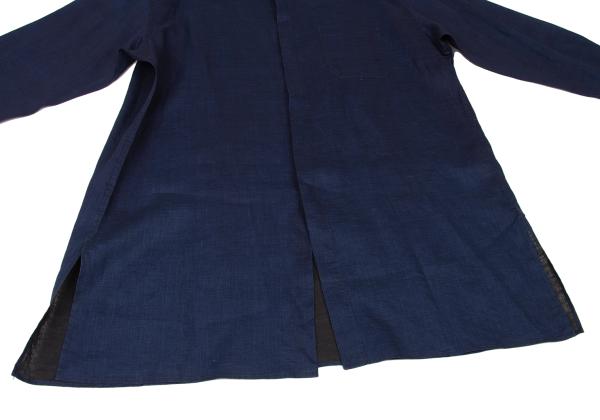 Yohji Yamamoto PH 23SS Indigo Linen Spare Shirt Blue Size 3