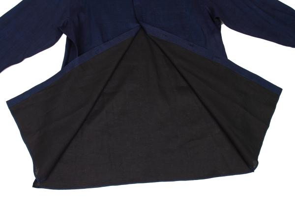 Yohji Yamamoto PH 23SS Indigo Linen Spare Shirt Blue Size 3