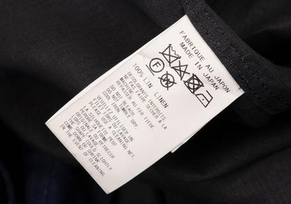 Yohji Yamamoto PH 23SS Indigo Linen Spare Shirt Blue Size 3