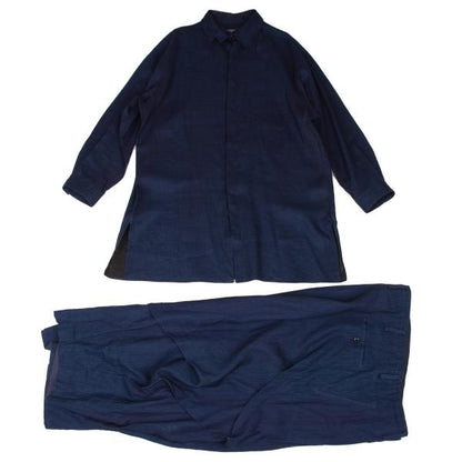 Yohji Yamamoto POUR HOMME 23SS Indigo Shirt Navy Size 3