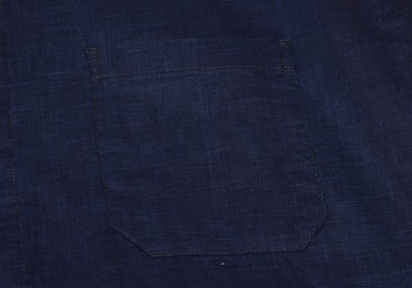 Yohji Yamamoto POUR HOMME 23SS Indigo Shirt Navy Size 3
